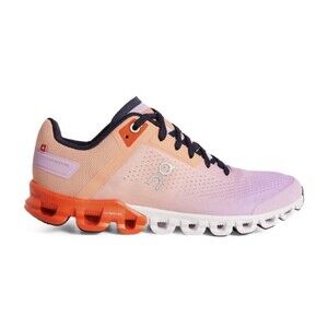 on cloudflow womens running shoes pink purple orange fiji 8 gradient